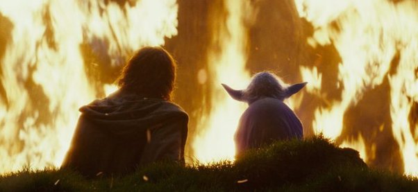 Luke, Yoda and Blazes